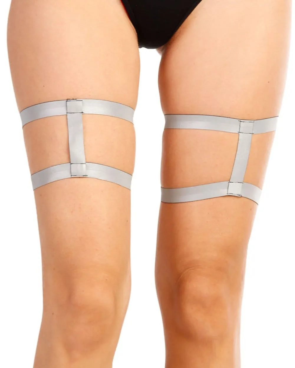 Harness Pair Leg Garters - Reflective