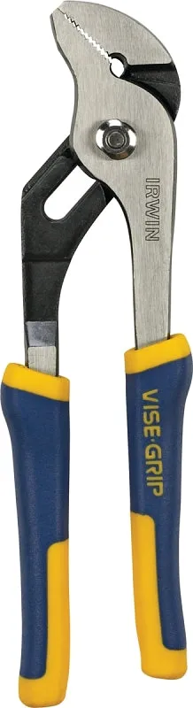 Irwin 4935320 Groove Joint Plier, 8 in OAL, 1-3/4 in Jaw Opening, Blue/Yellow Handle, Cushion-Grip Handle, 1 in L Jaw :CD 1: QUANTITY: 1