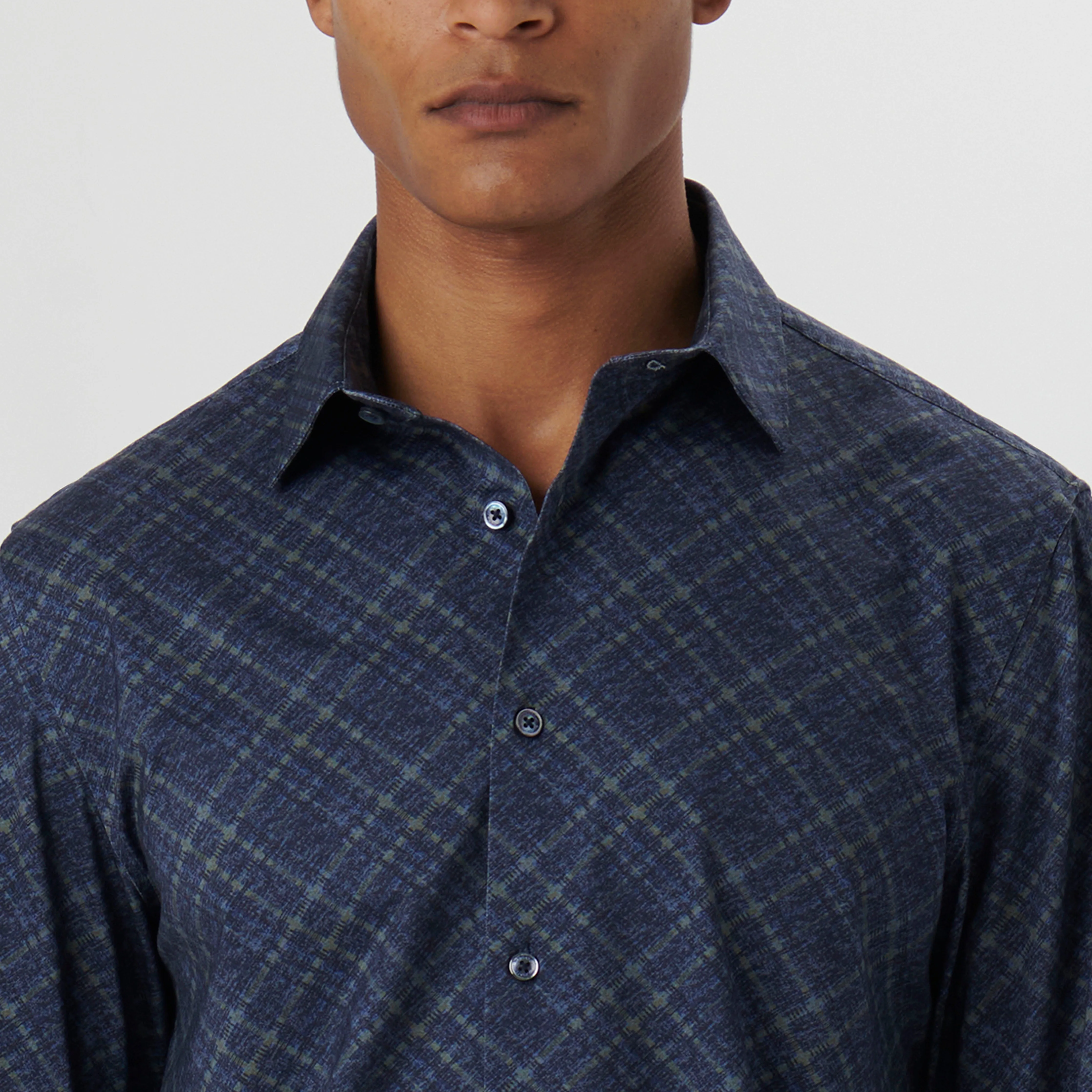 James Diagonal Check OoohCotton Shirt