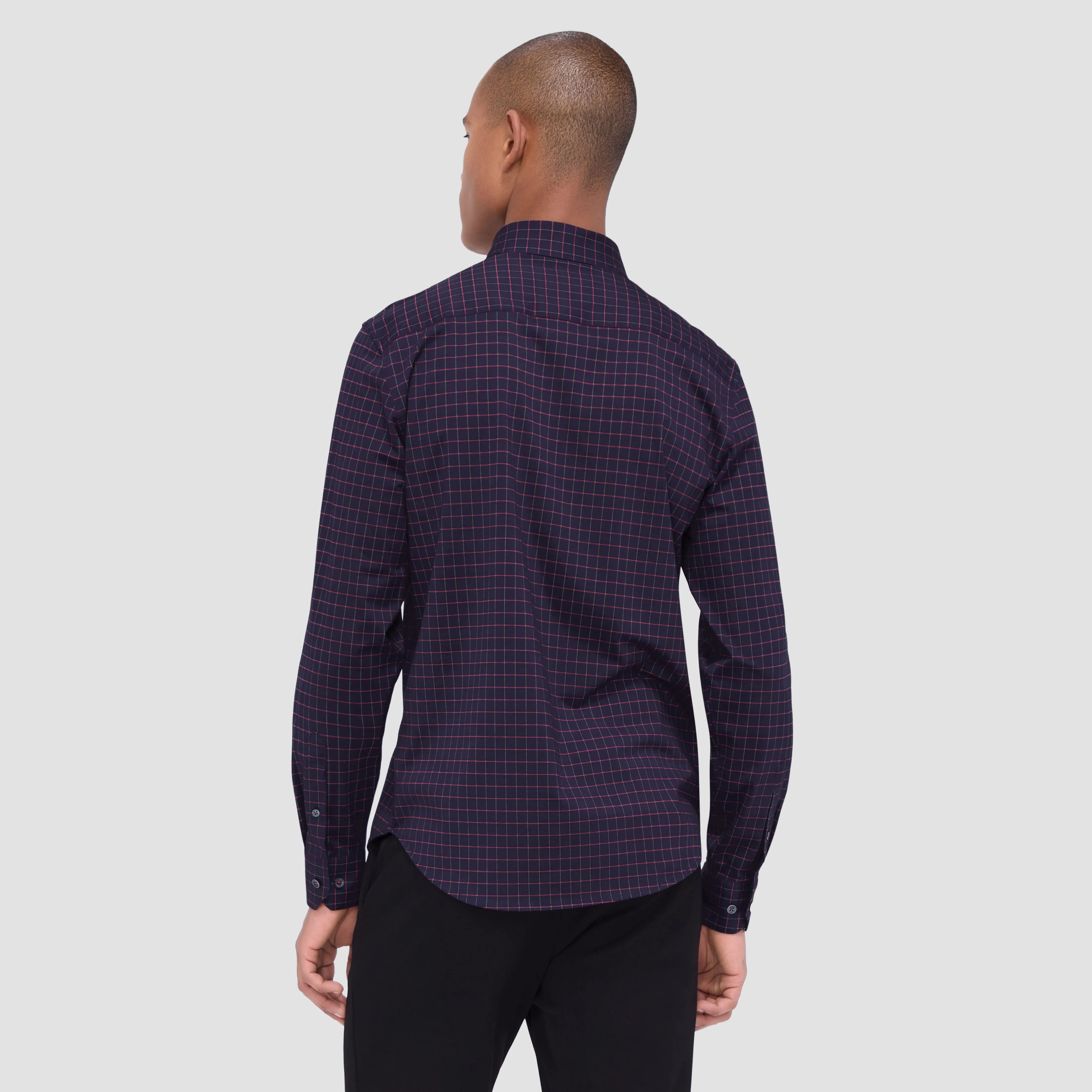 Jax Double Sided Checkered/Solid OoohCotton Shirt