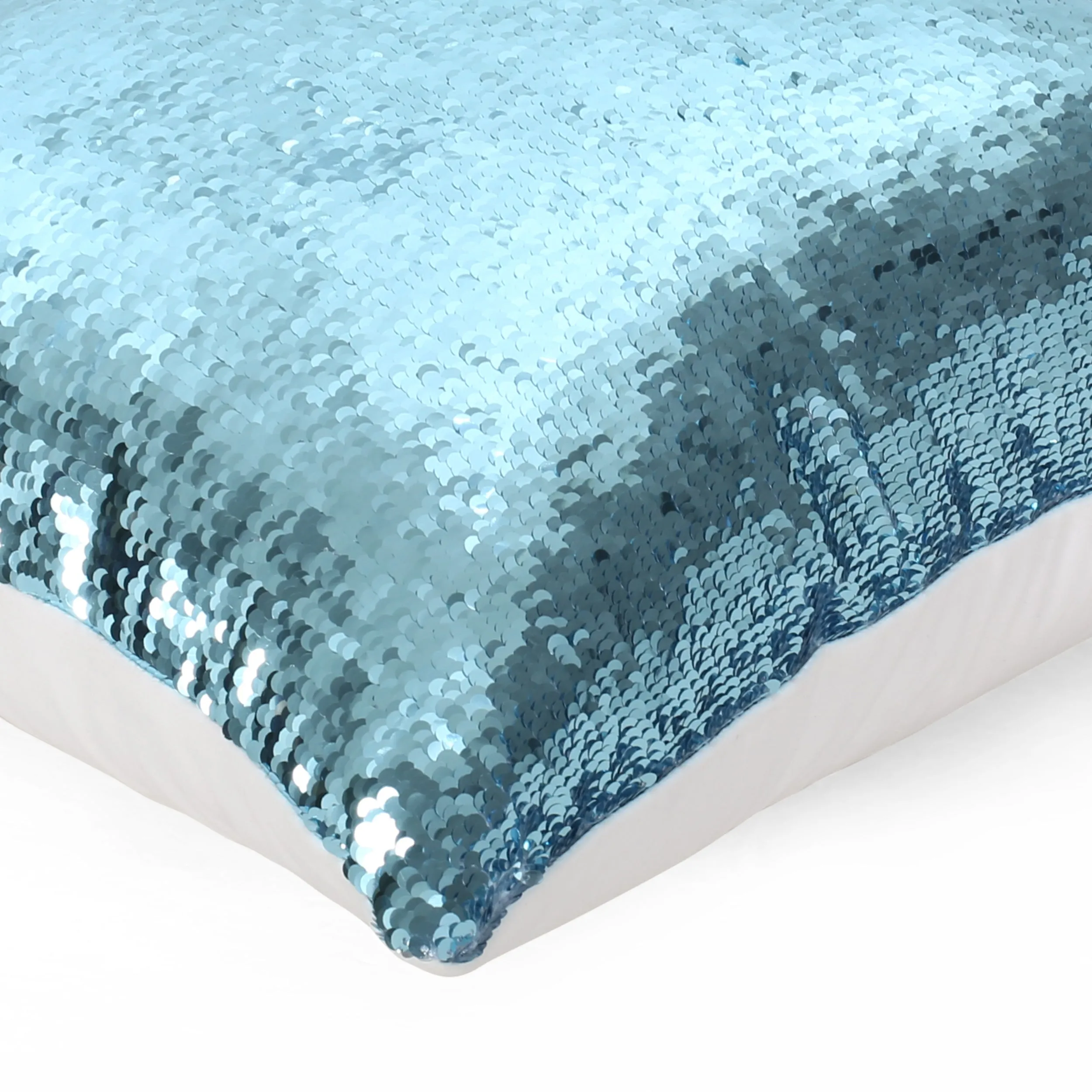 Jennifer Glam Square Reversible Sequin Pillow Cover