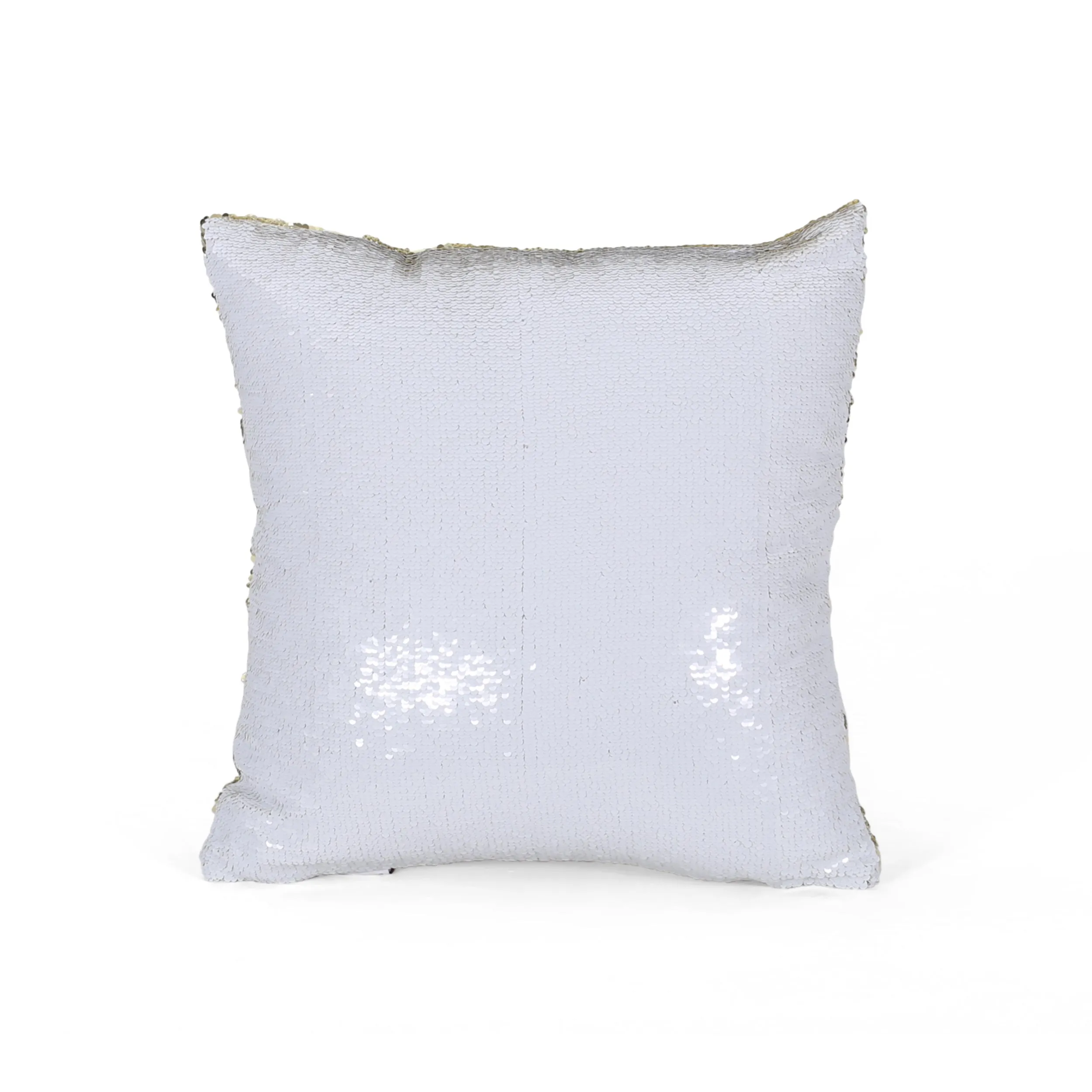 Jennifer Glam Square Reversible Sequin Pillow Cover