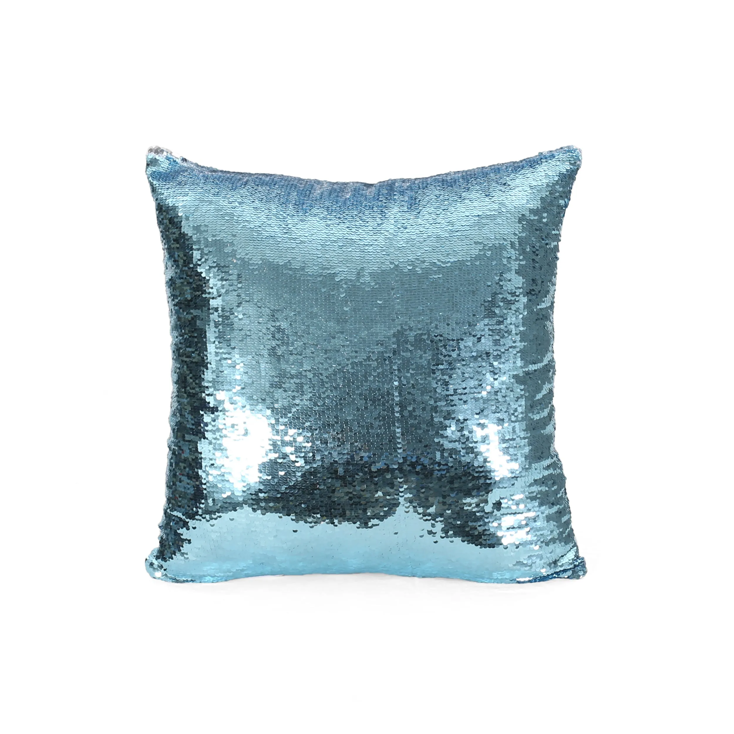 Jennifer Glam Square Reversible Sequin Pillow Cover