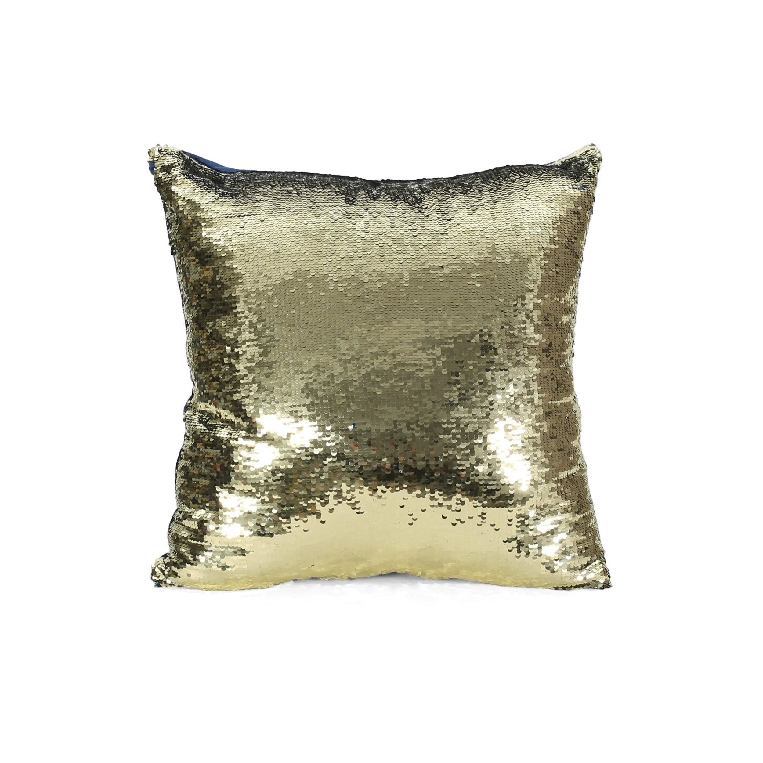 Jennifer Glam Square Reversible Sequin Pillow Cover