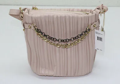 Jessica Simpson Becca Bucket Crossbody HandBag Powder Blush JS54171