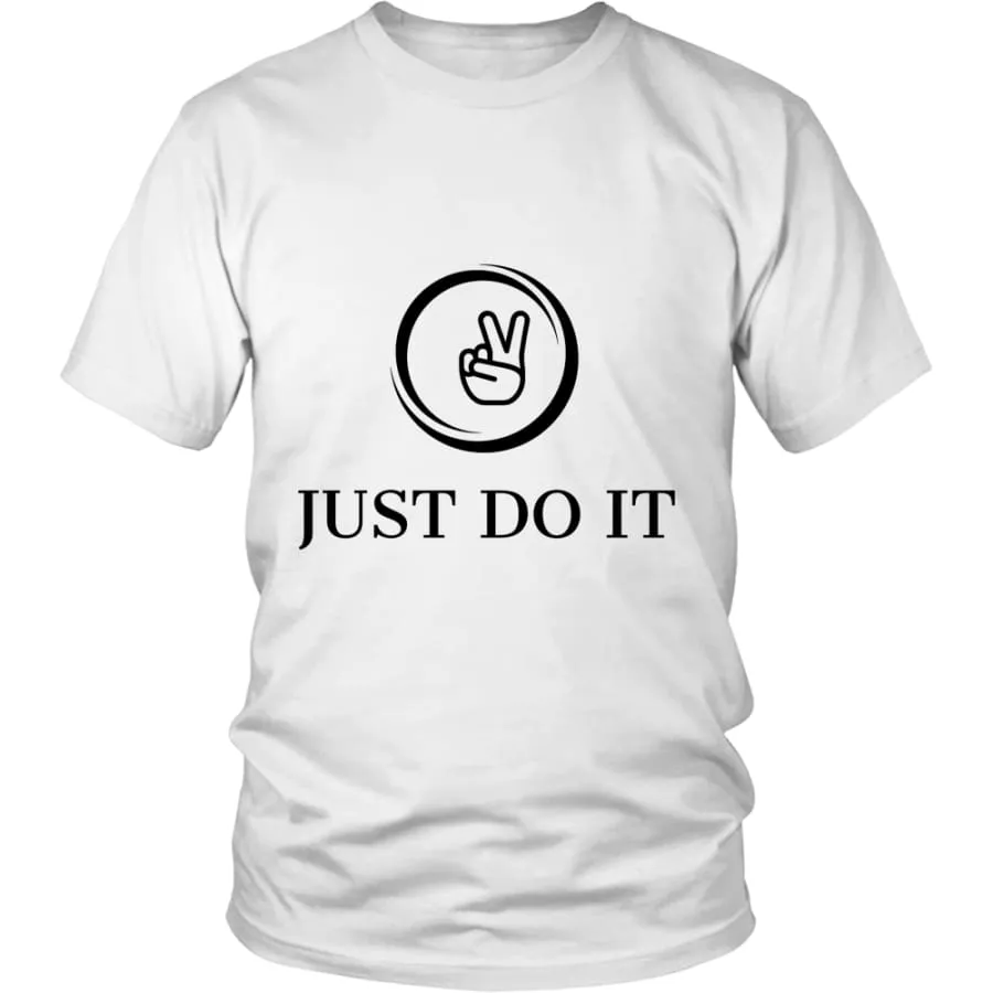 Just Do It Shirt Mens Womens White/Blue/Red/Grey| Inspirational T-shirts (11 colors)