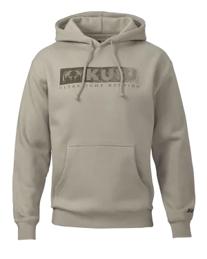 KUIU Distressed Logo Hoodie | Cement