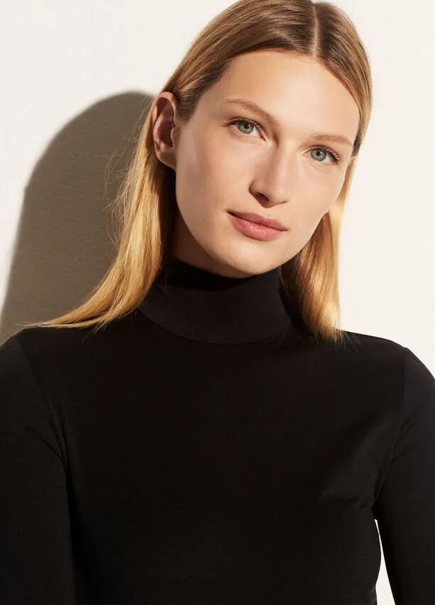 Long Sleeve Turtleneck - Black