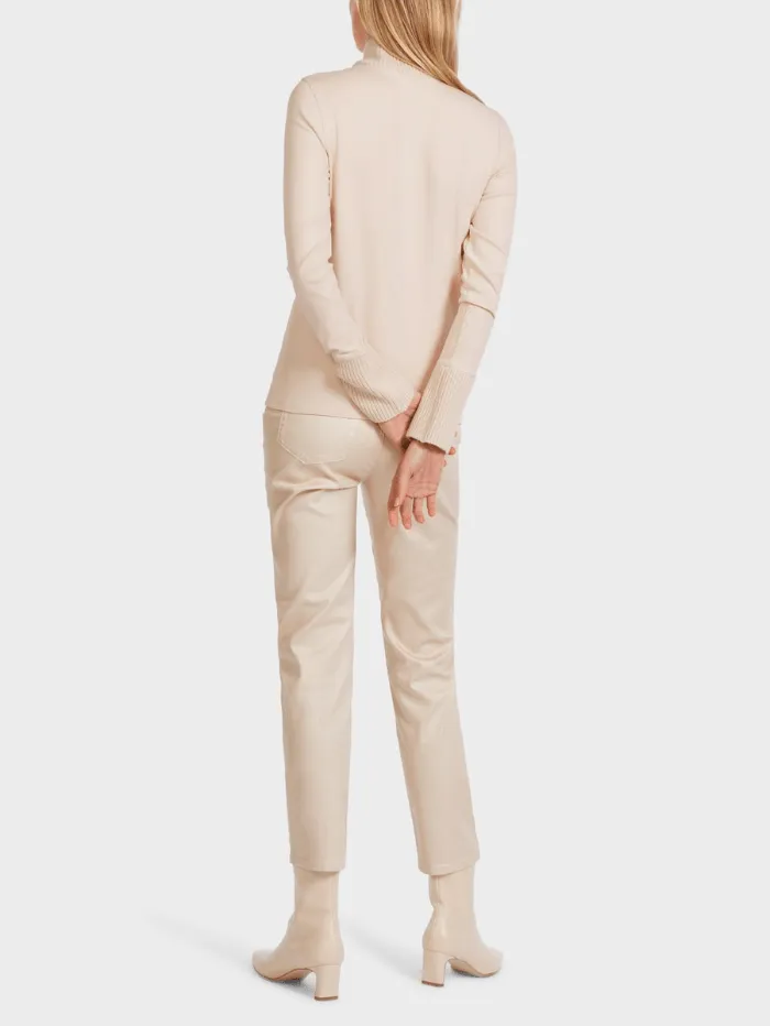 Marc Cain Collections Turtleneck Top In Soft Blossom VC 48.25 J71 COL 157