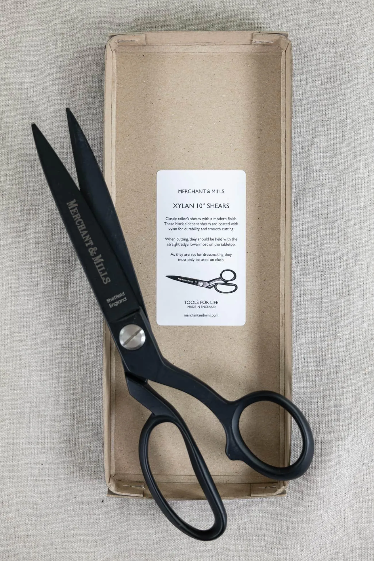 Matte Black 10" Scissors