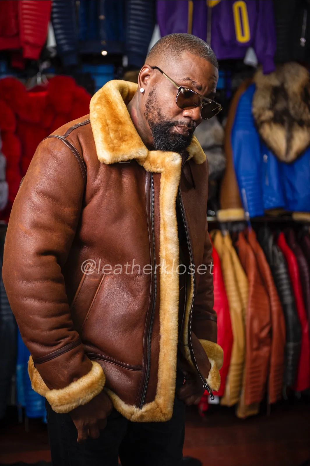 Men's B-3 Classic Sheepskin Shearling