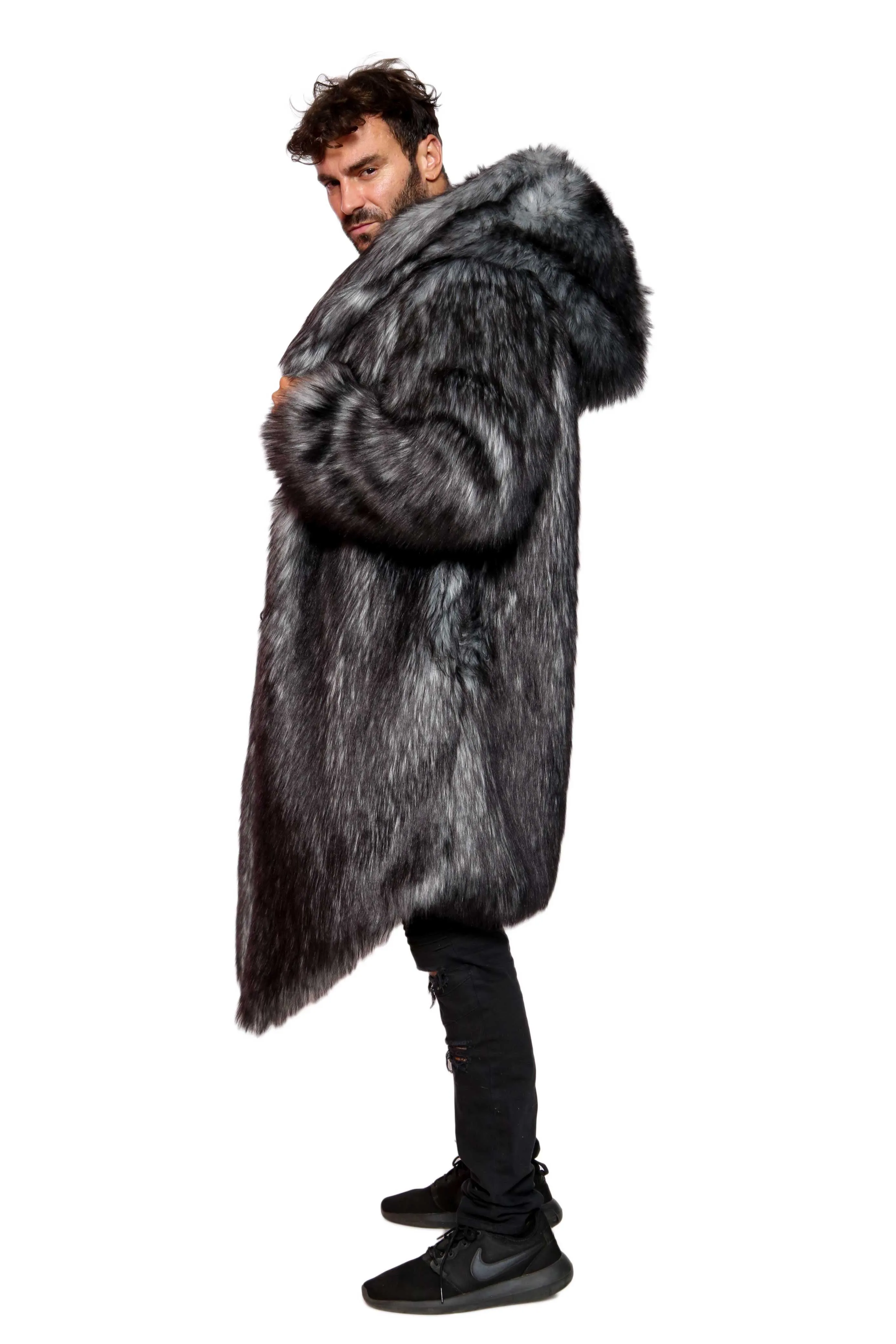 Men's Desert Warrior Coat in "Gray Wolf"