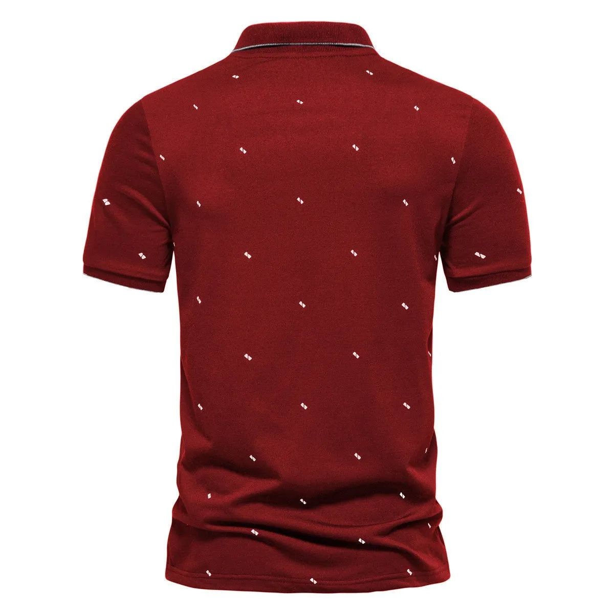 Men's Short-sleeved Polo Shirt Fashionable Printed