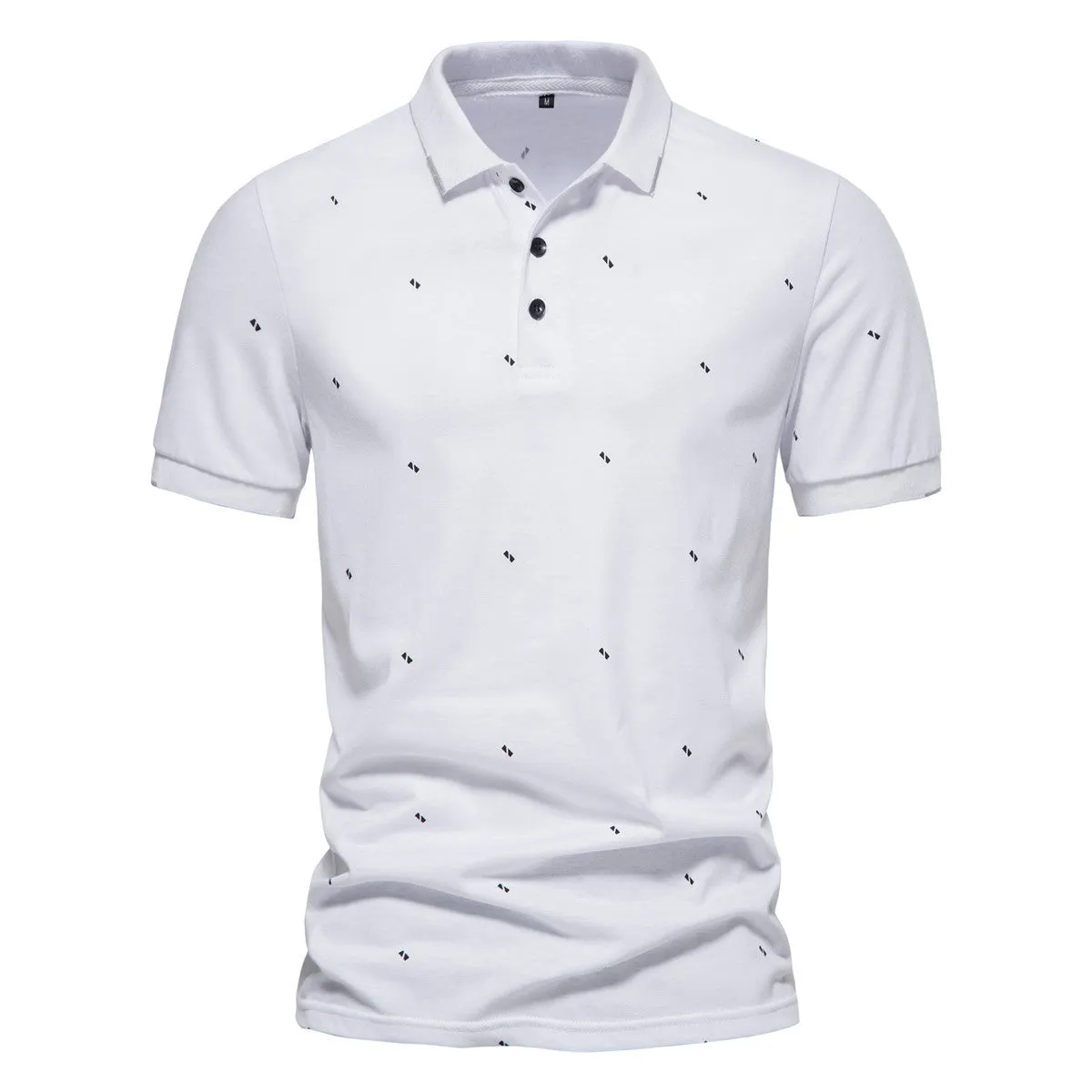 Men's Short-sleeved Polo Shirt Fashionable Printed