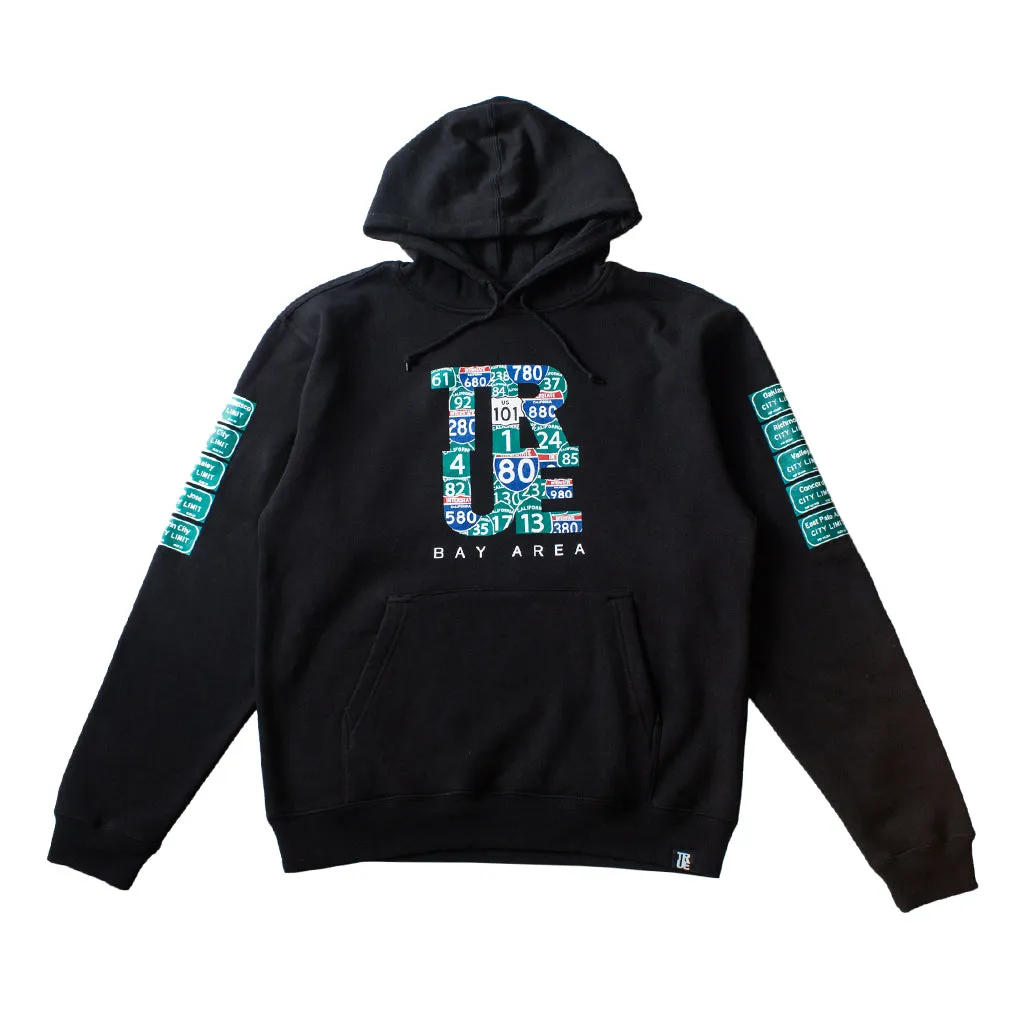 Mens True Bay Area Hoodie Black