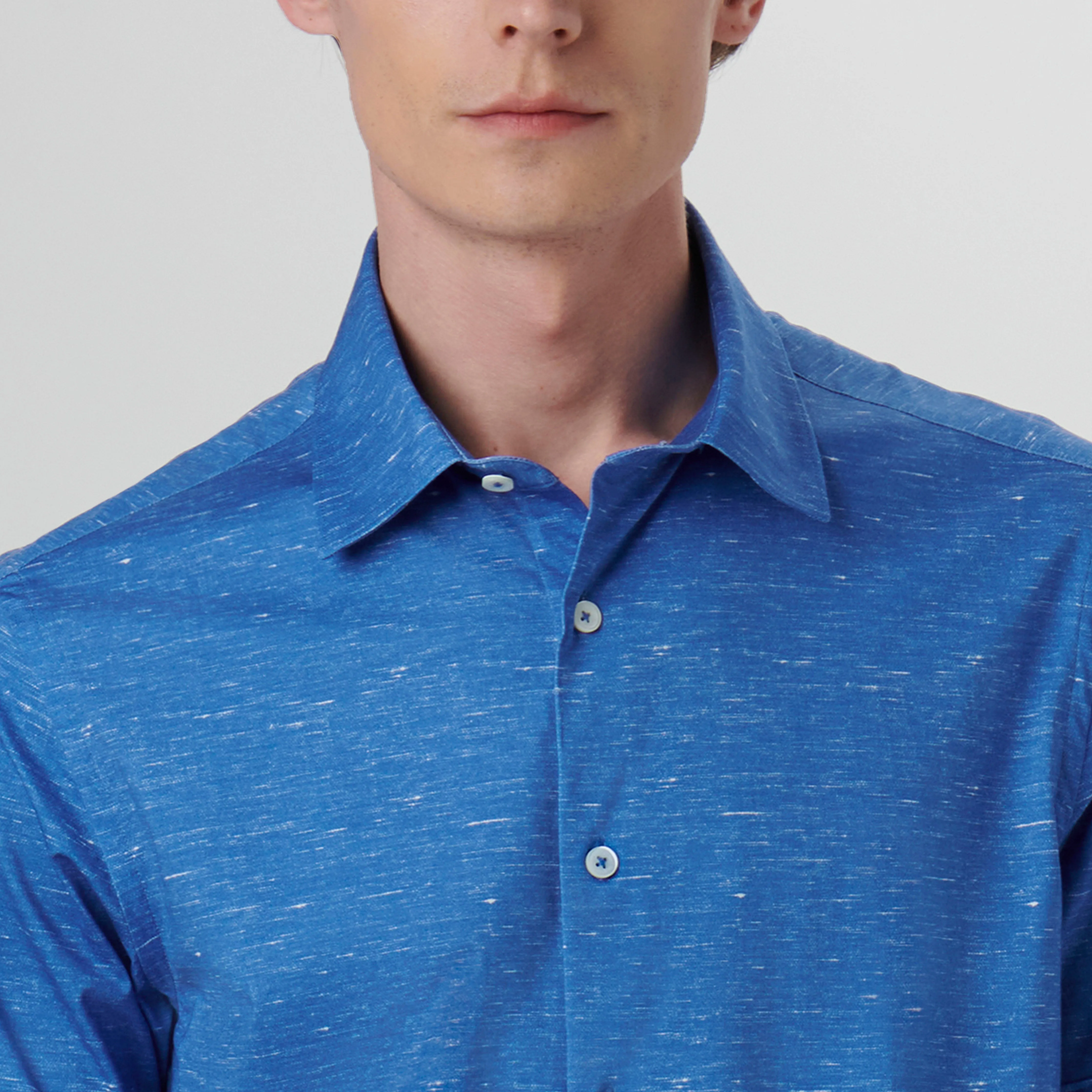 Miles Melange OoohCotton Short Sleeve Shirt