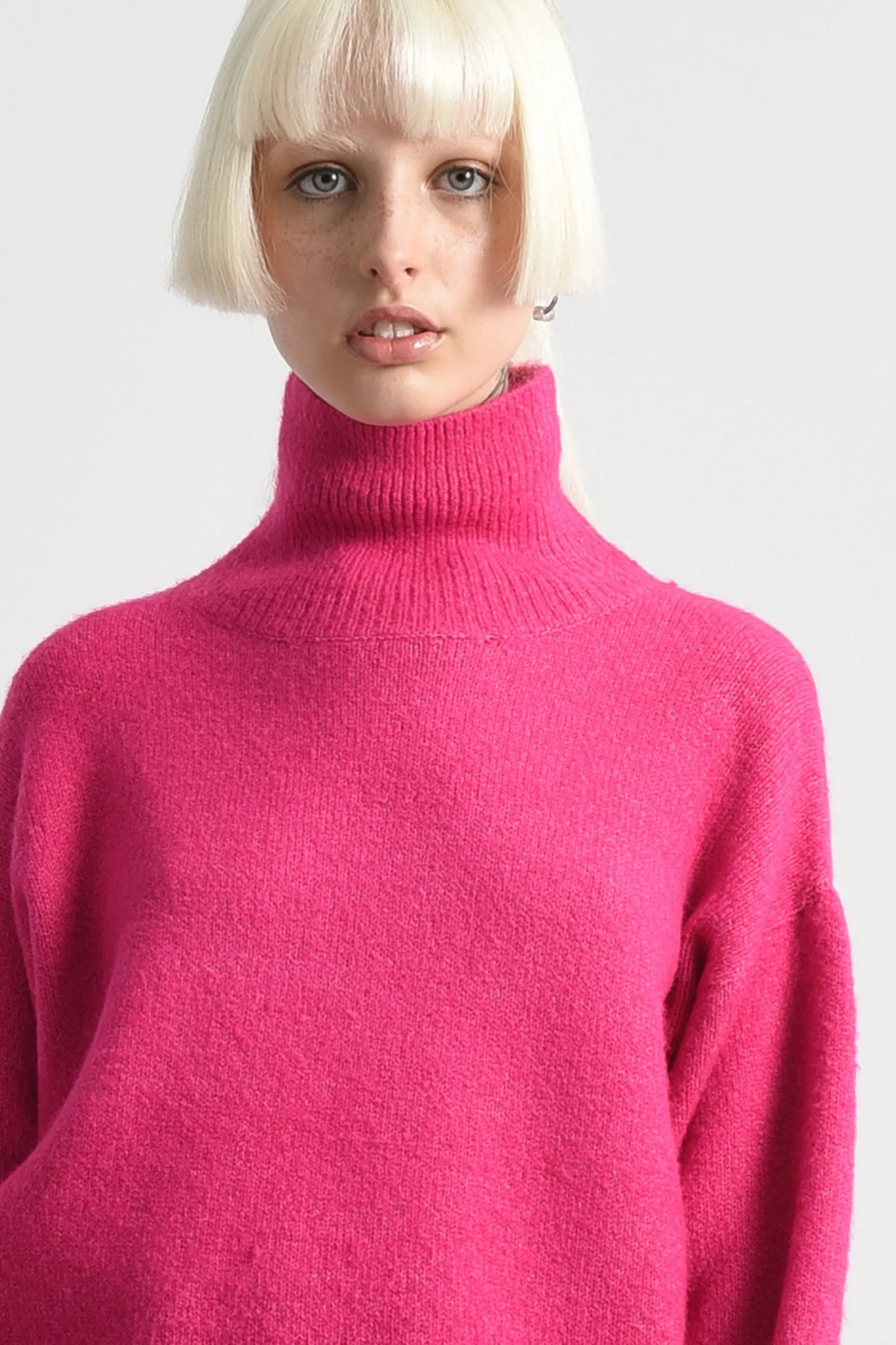 Molly Bracken Fuscia Knitted Sweater