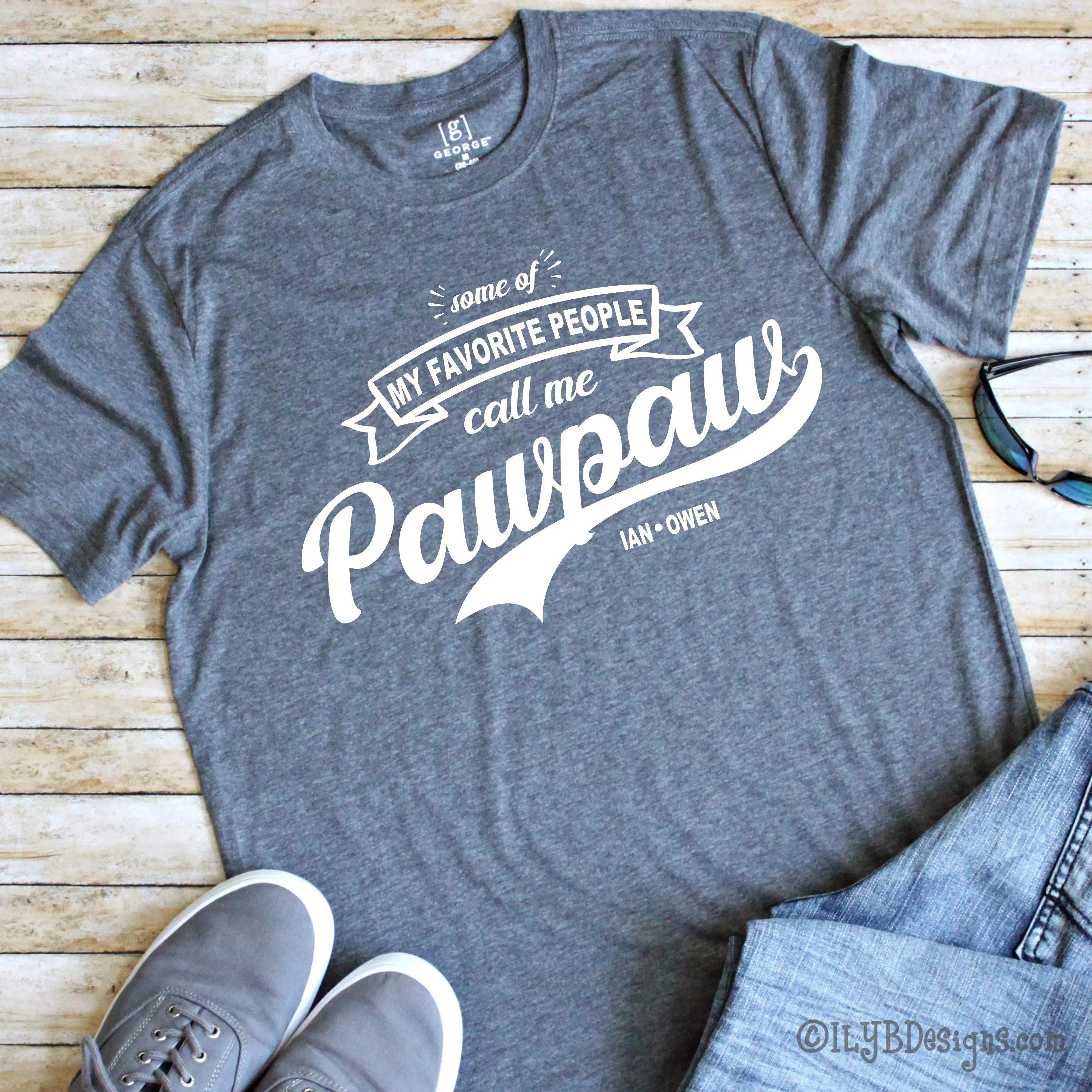 My Favorite People Call Me Pawpaw Shirt - Grandpa Shirt - Grandparent Shirt