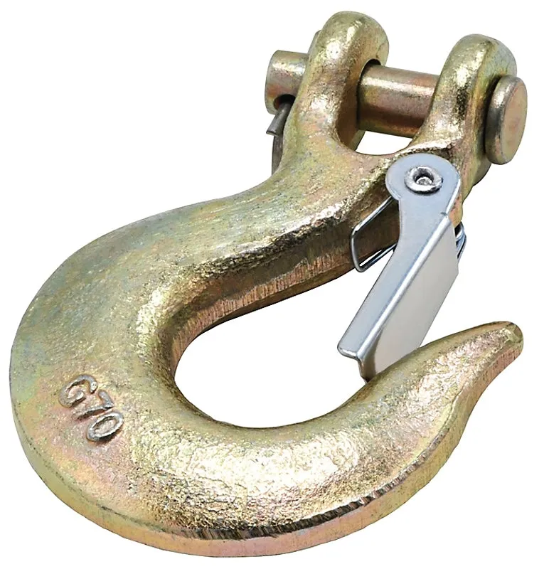 National Hardware 3256BC Series N830-319 Clevis Slip Hook with Latch, 5/16 in, 4700 lb Working Load, Steel :EA: QUANTITY: 1