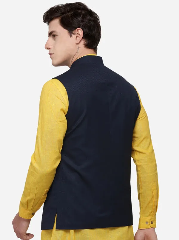 Navy Blue Modi Jacket | JadeBlue