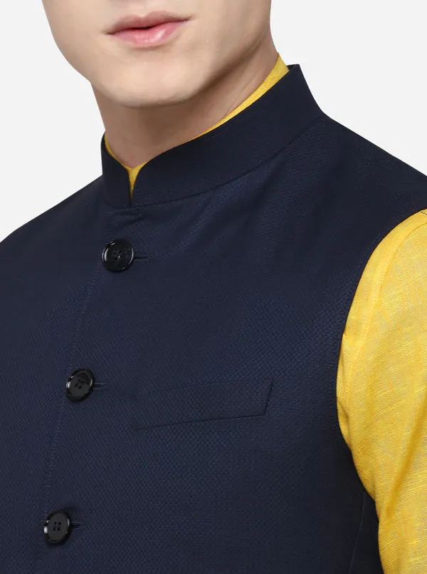 Navy Blue Modi Jacket | JadeBlue