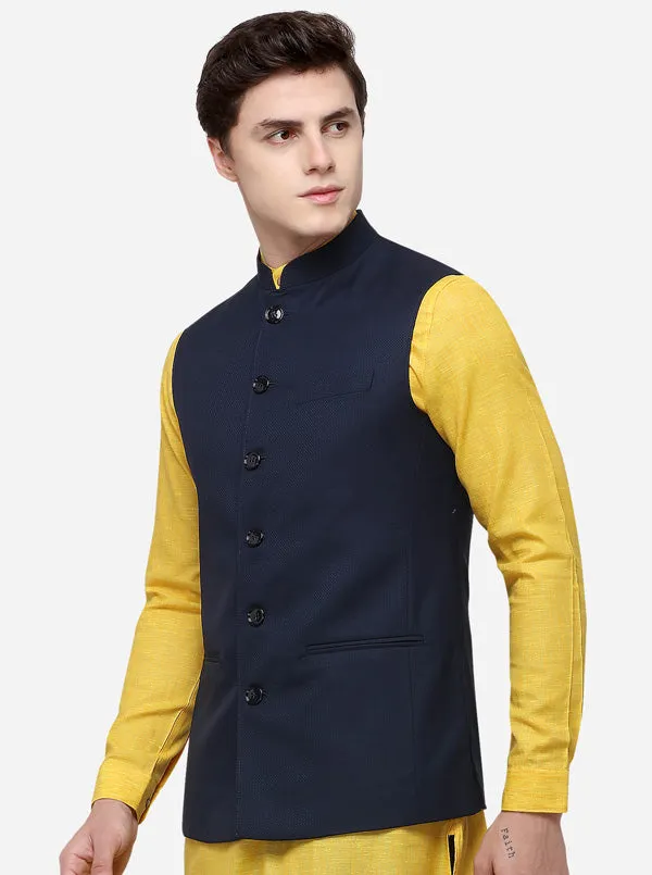 Navy Blue Modi Jacket | JadeBlue