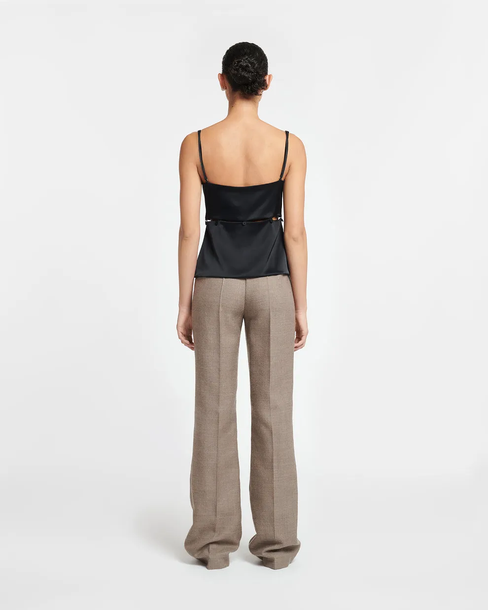 NW24RSTP03399 Silvine slip satin top