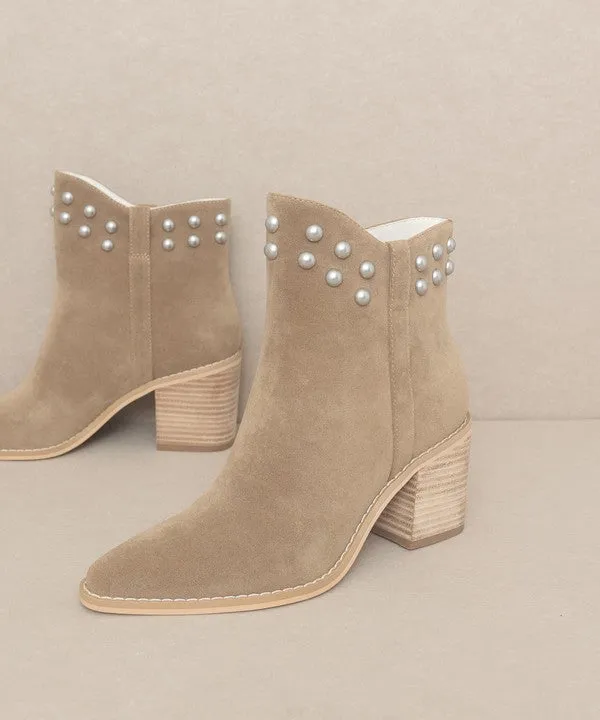 OASIS SOCIETY Alofi - Studded Collar Booties