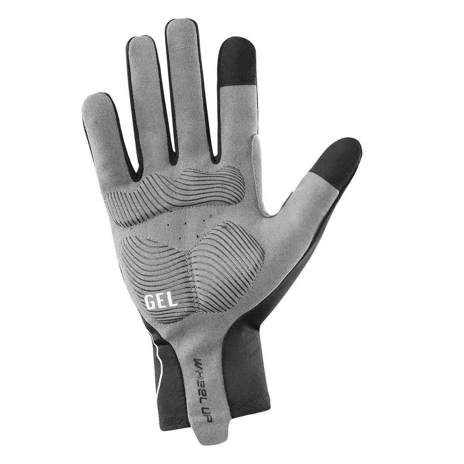 Outdoor Sports Gloves Touch Screen Design Cycling Gloves with Reflective Strips Anti-slip Gloves