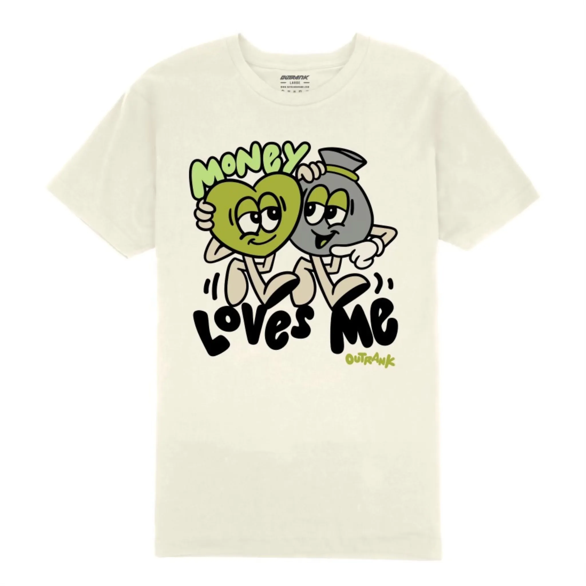 Outrank "Money Loves Me" (Vintage White)