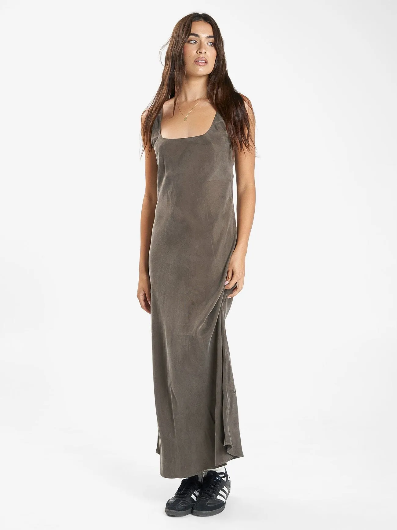 Phoenix Slip Dress - Canteen