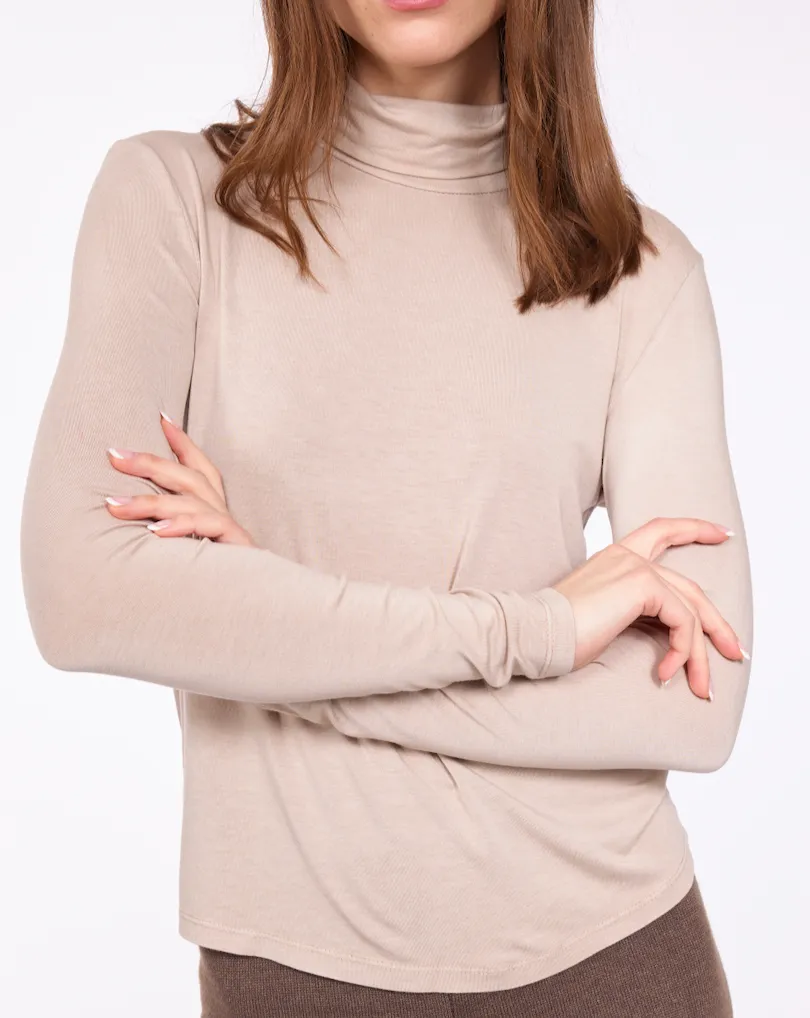 Pistache Viscose Turtleneck