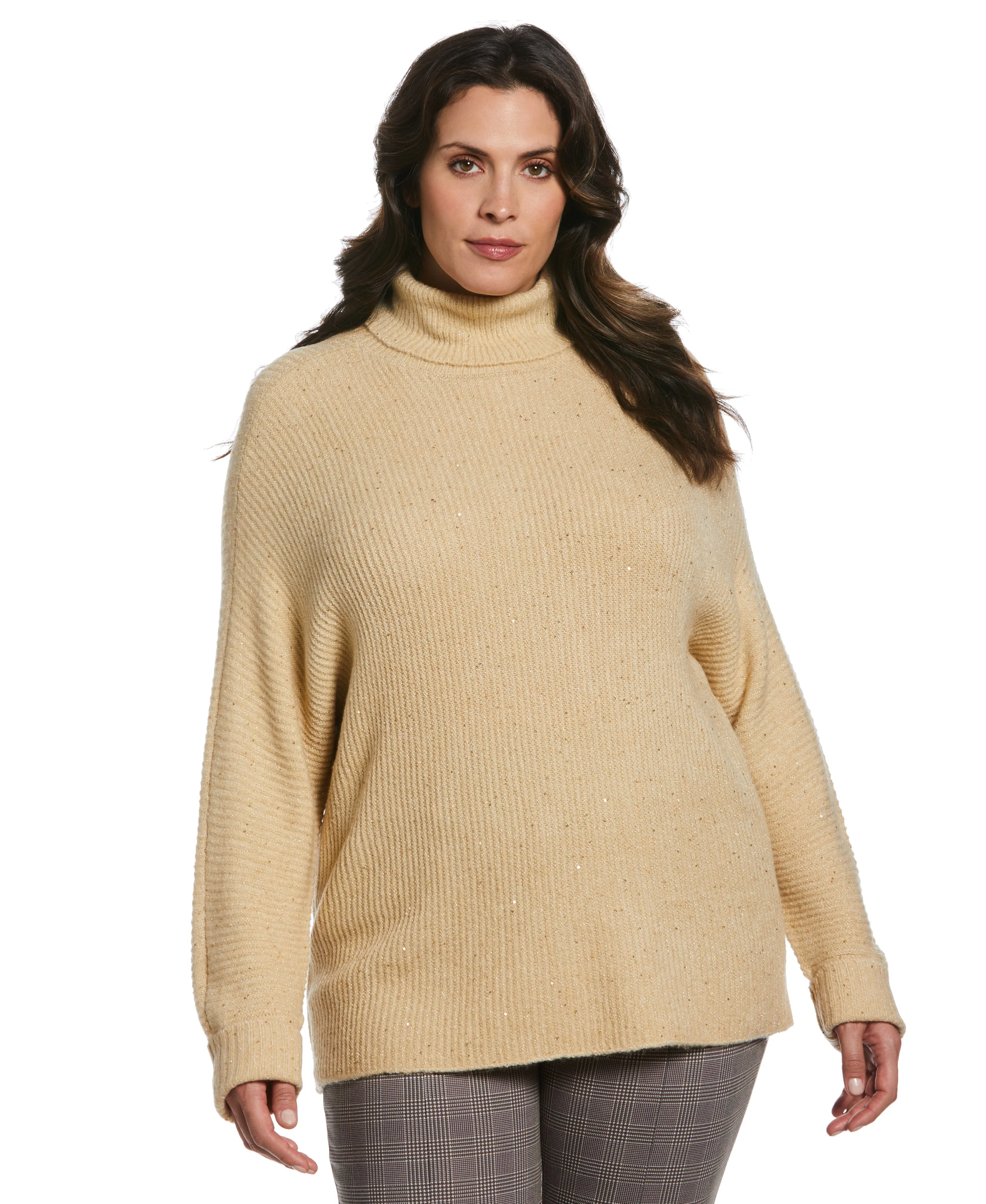 Plus Size Sequin Sweater