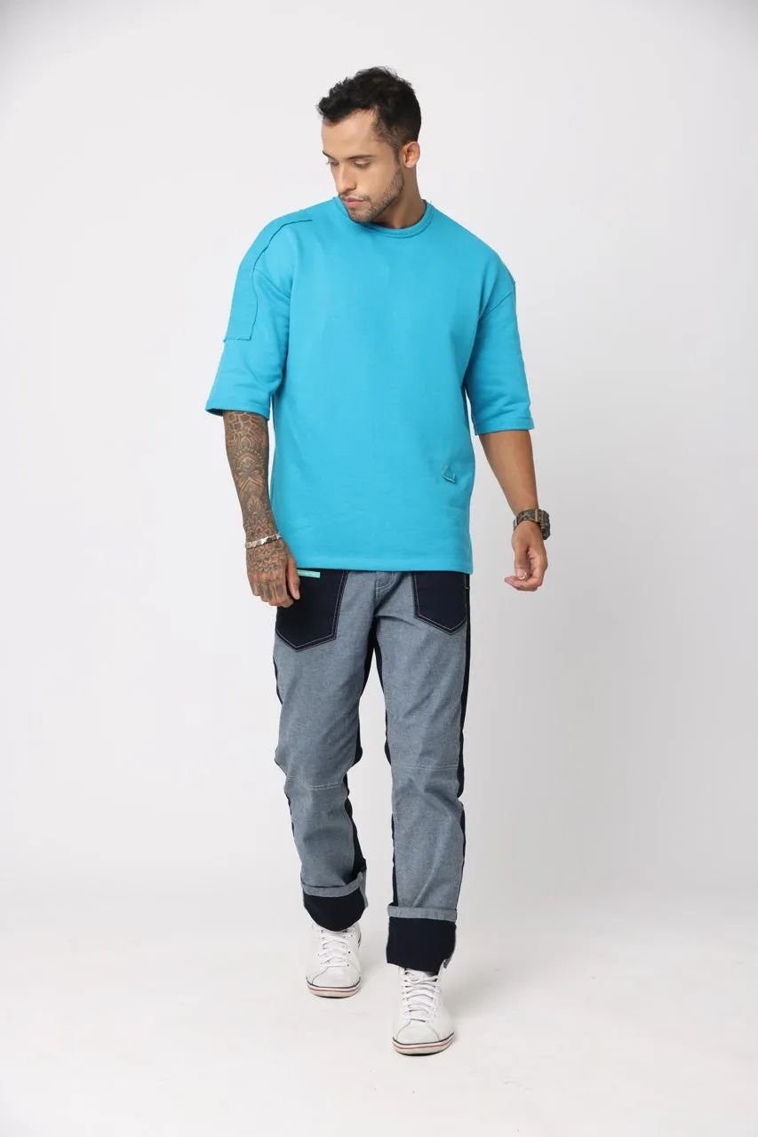 PREMIUM OVERSIZED T-SHIRT BLUE