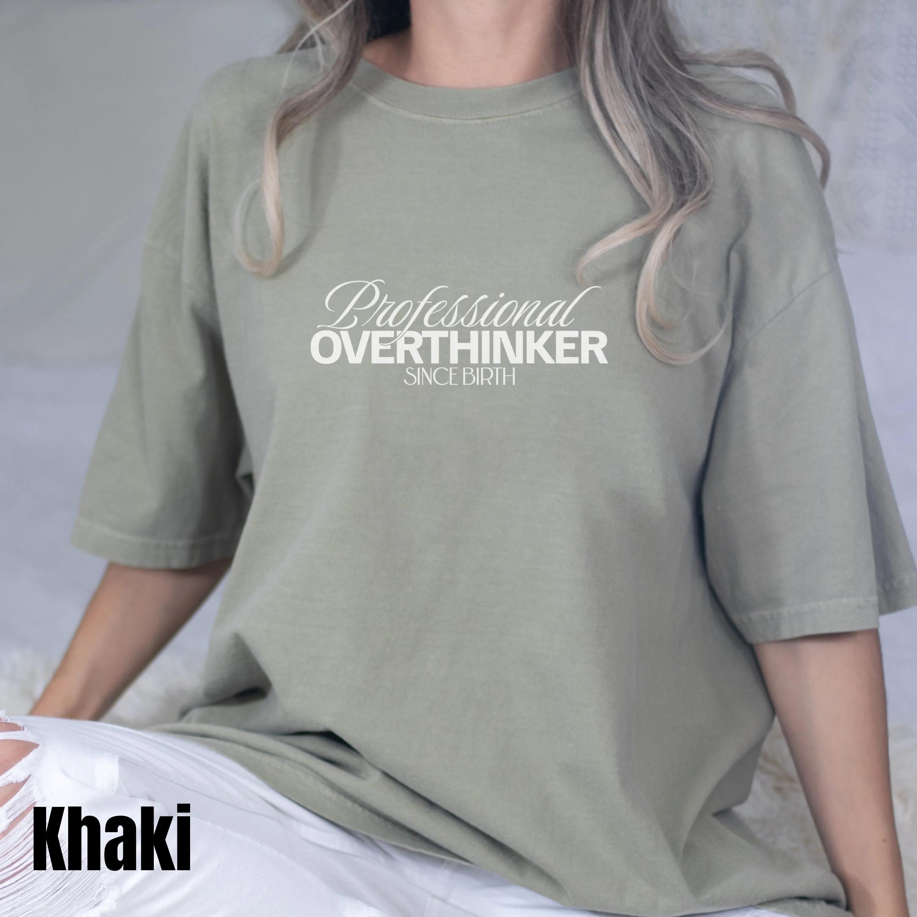 Professional Overthinker Shirt, Overthinker Shirt, Mental Health Shirt, Sarcastic Shirt, Funny Saying Shirt, Anxiety Shirt, Depression Shirt