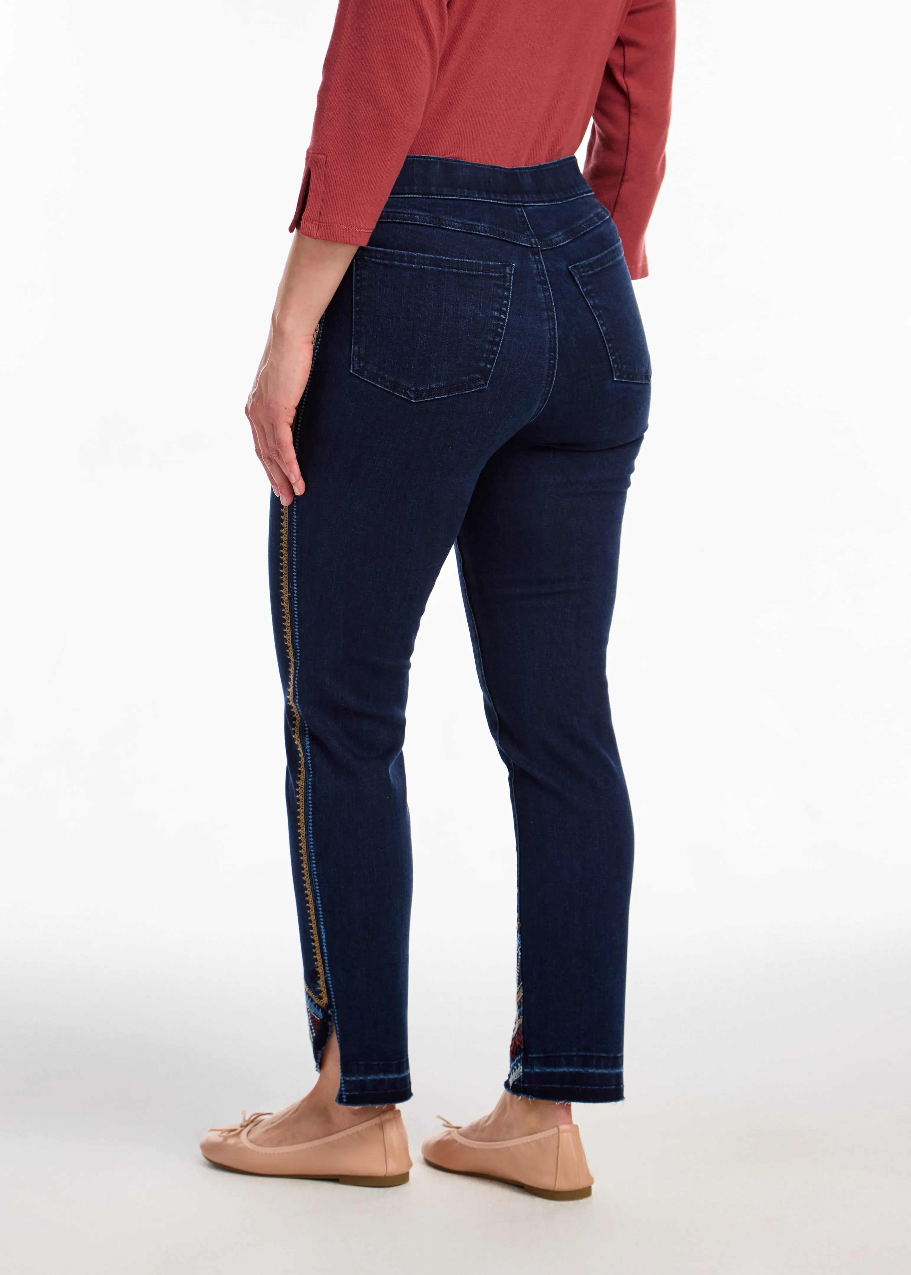 Pull-On Slim Ankle Denim