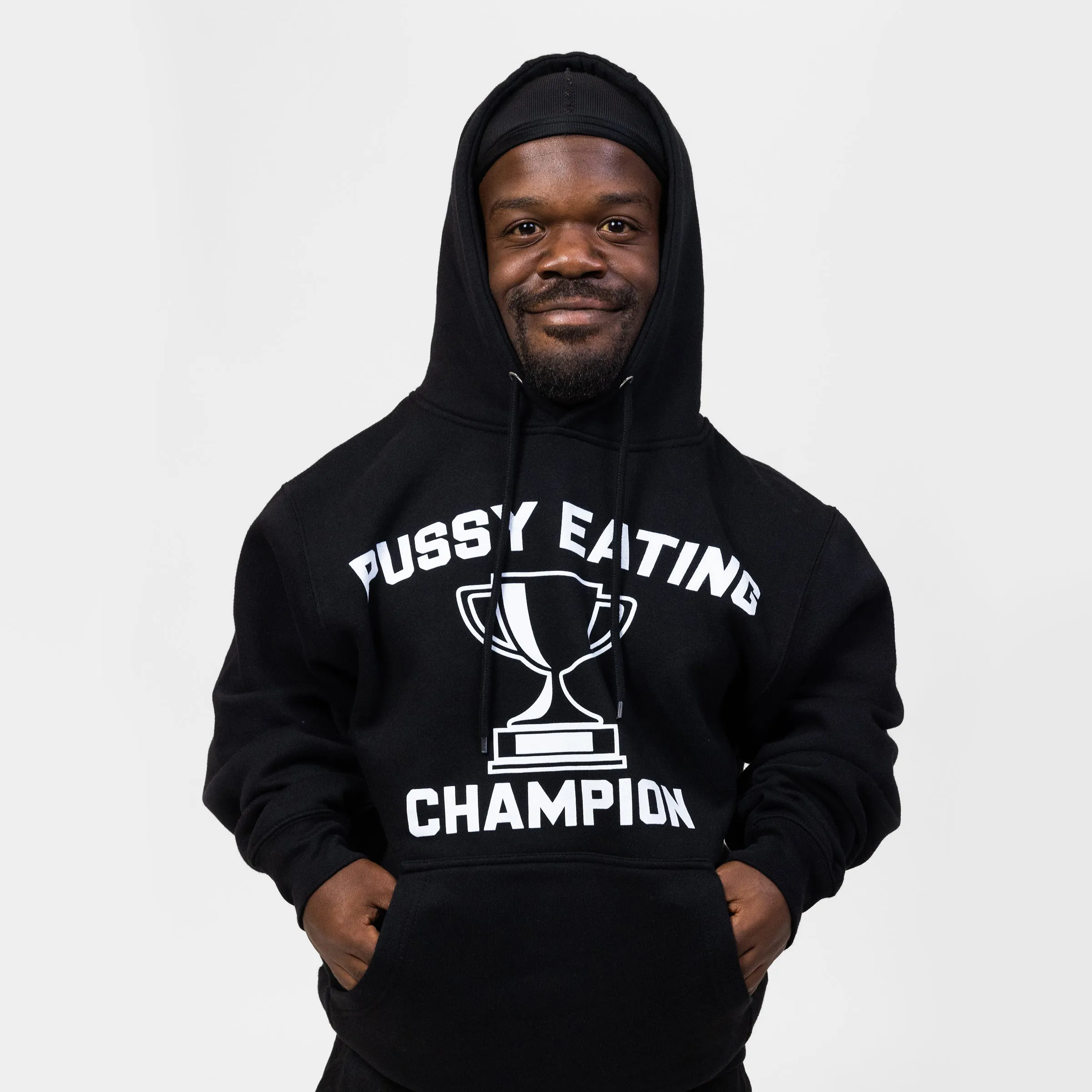 Pussy Eating Champion Black Hoodie