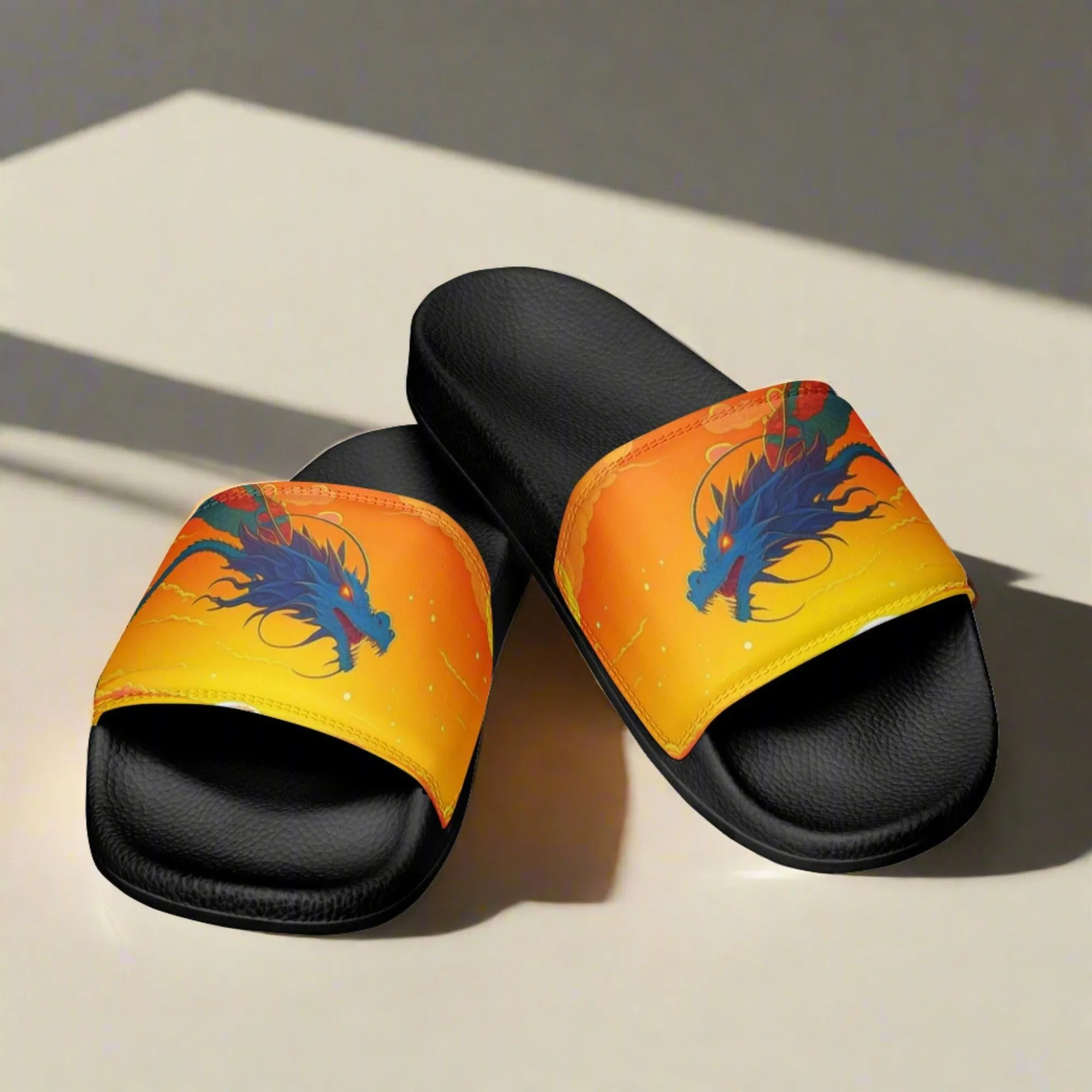 "Sunset Dragon" Men’s Slides