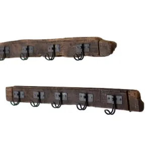 Recycled Rustic Wood Coat Rack