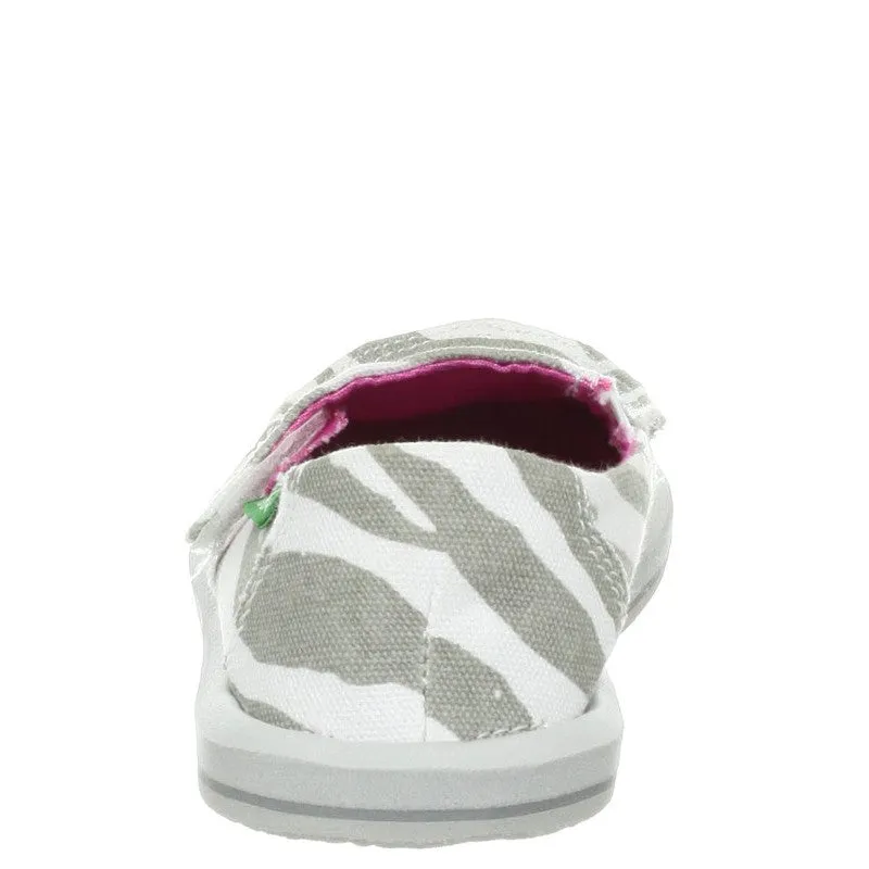 Sanuk Toddler's I'm Game - Zebra Grey SGF1064T