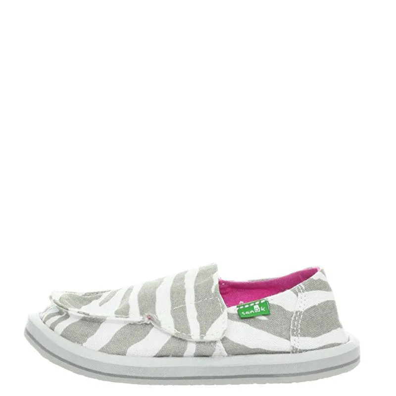 Sanuk Toddler's I'm Game - Zebra Grey SGF1064T