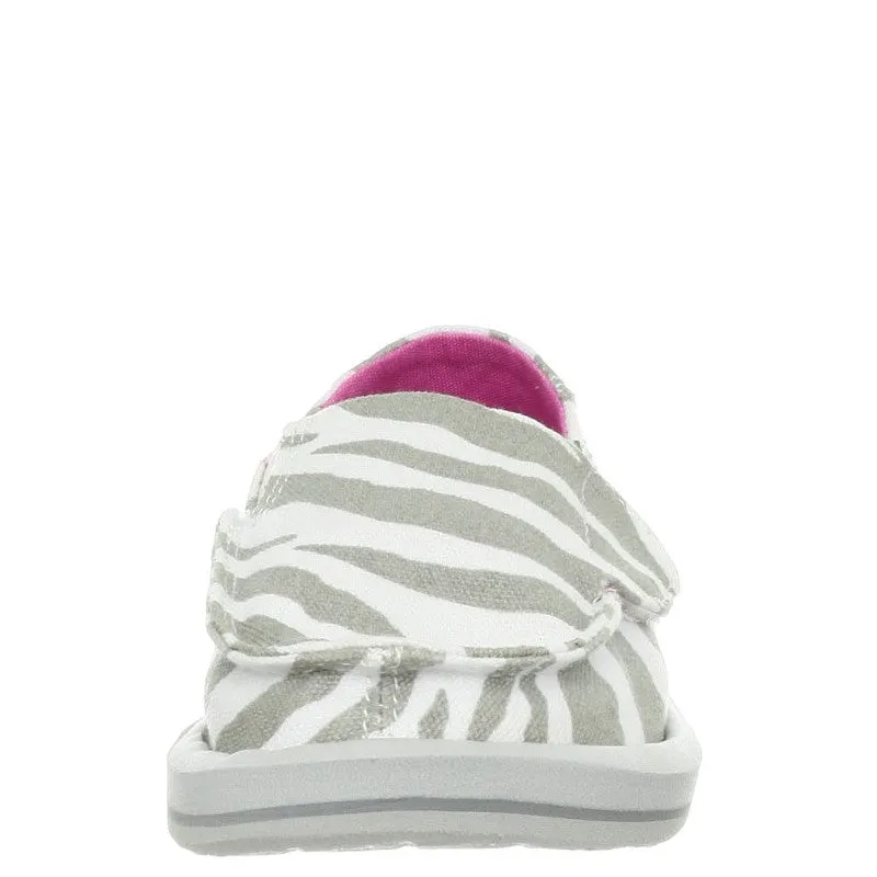 Sanuk Toddler's I'm Game - Zebra Grey SGF1064T