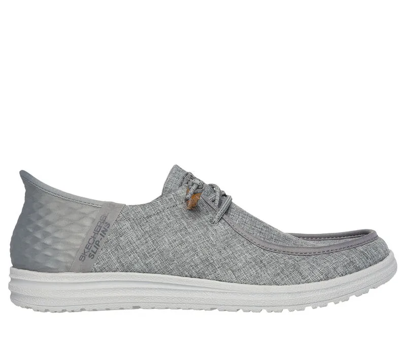 Skechers Men's Melson-Vaiden Slip-Ins (Hands-Free) Moc - Gray