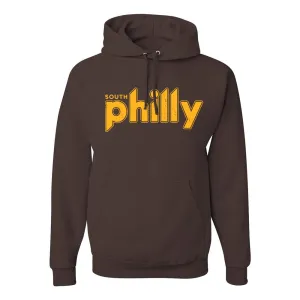 South Philly Vintage Pullover Hoodie | South Philadelphia Retro Brown Pull Over Hoodie