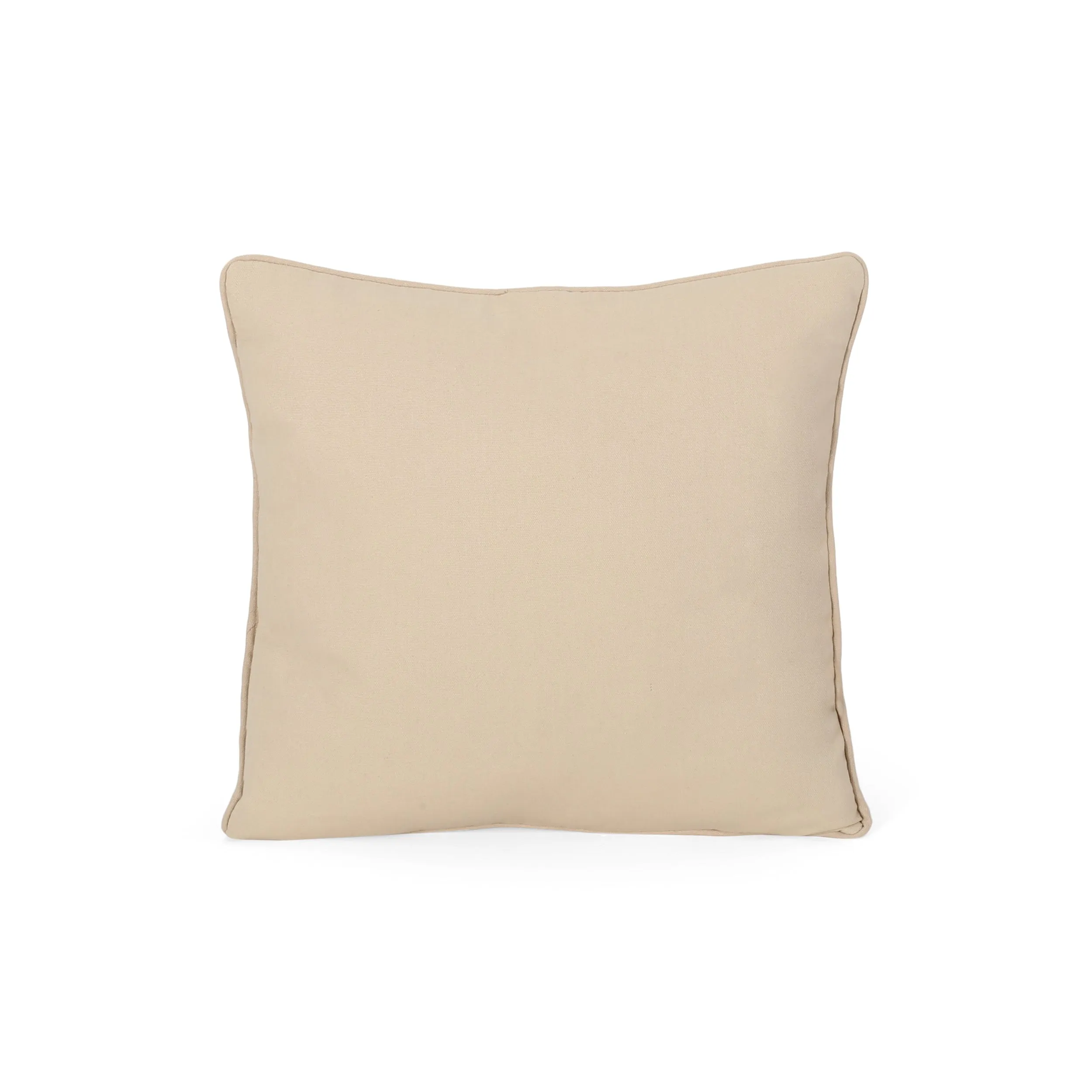 Star Modern Fabric Throw Pillow Cover, Natural