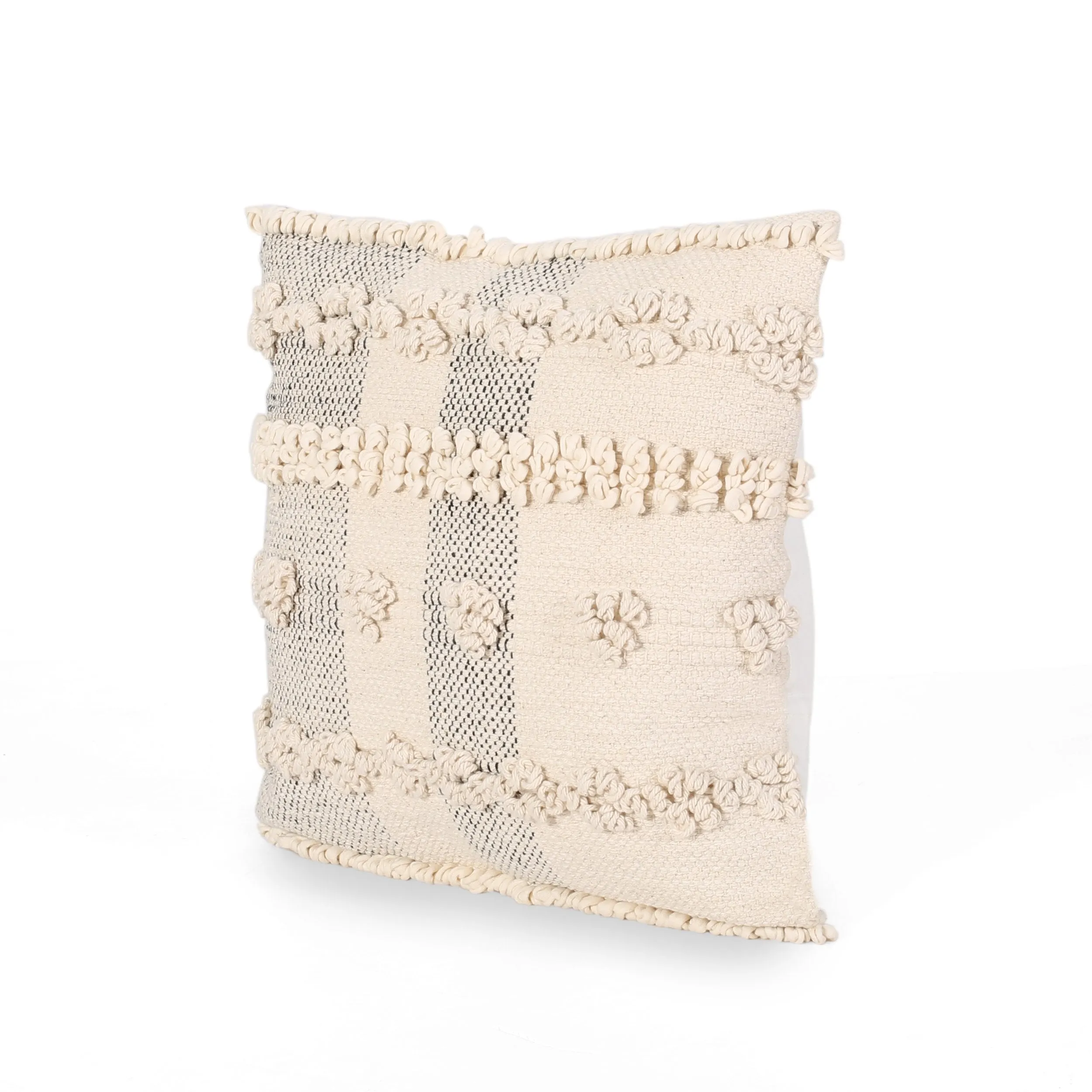 Stephanie Boho Cotton Throw Pillow