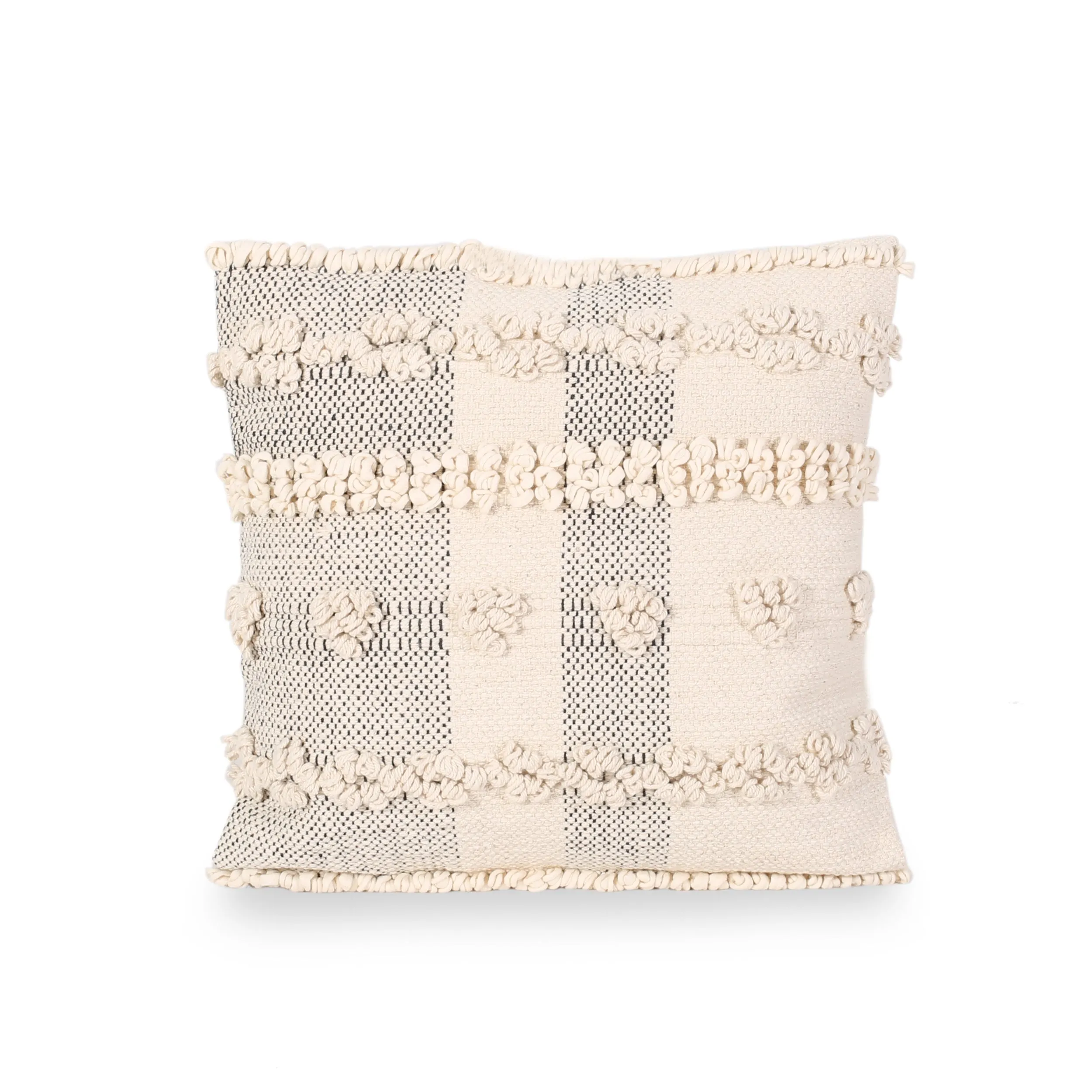 Stephanie Boho Cotton Throw Pillow