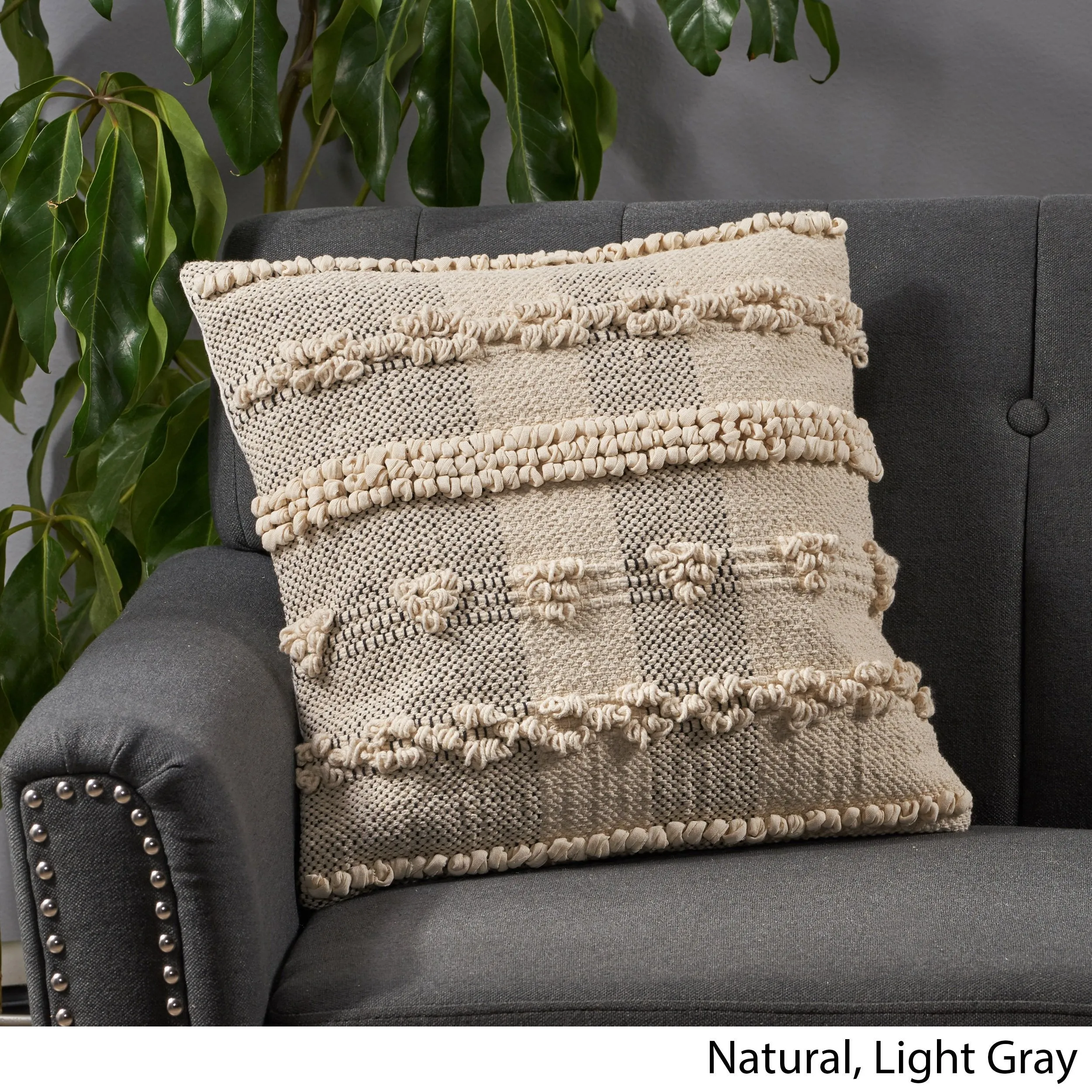 Stephanie Boho Cotton Throw Pillow