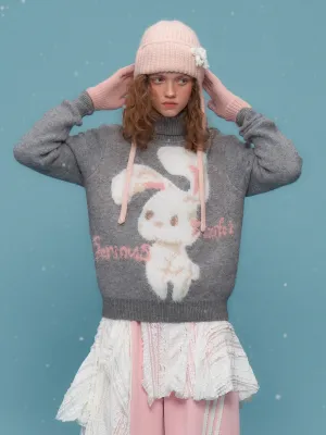 Sweet Bunny Turtleneck Sweater