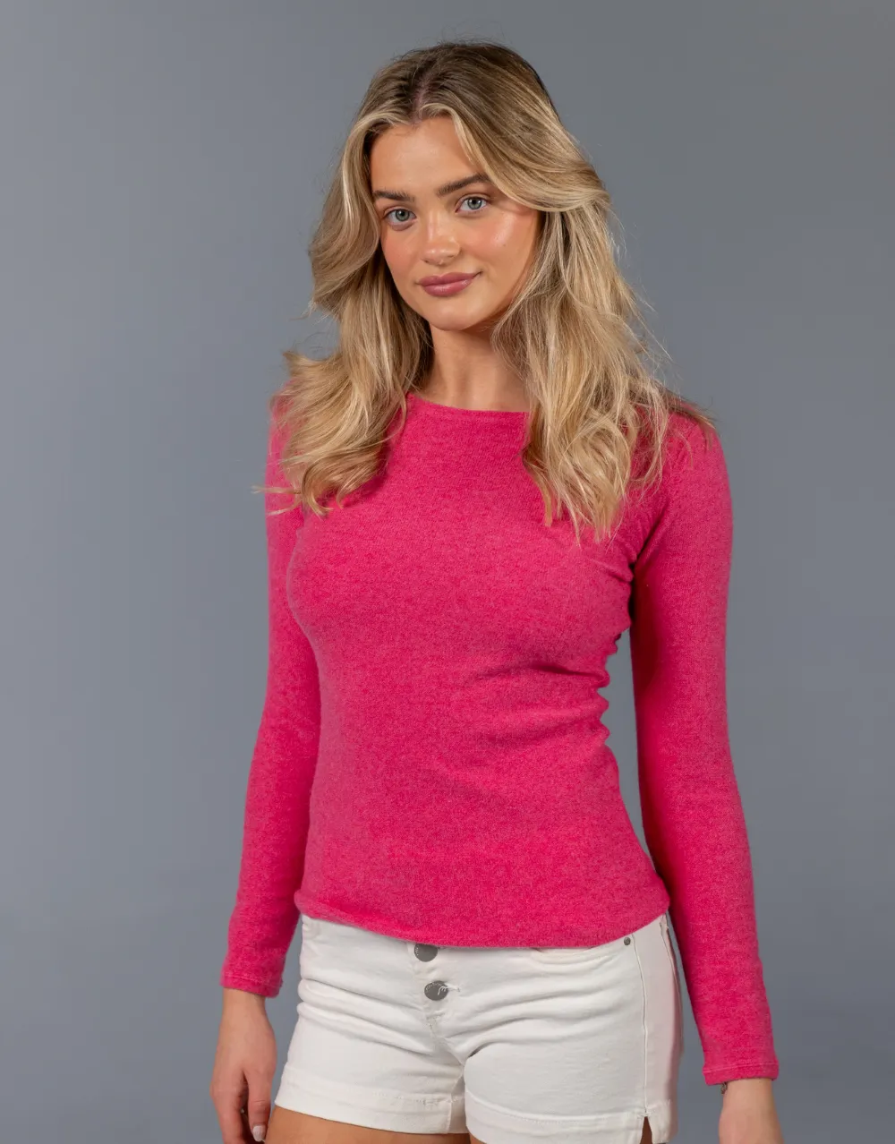 Sweet Like Candy Sweater in Barbie